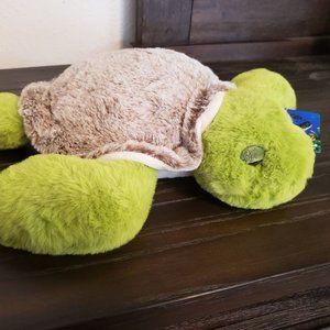 12" Fiesta Sea Turtle Plush Super Soft Stuffed Animal Green Mello Fellows NWT